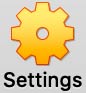 VirtualBox Settings Button