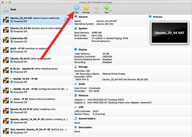 Create a Virtual Machine (macOS)
