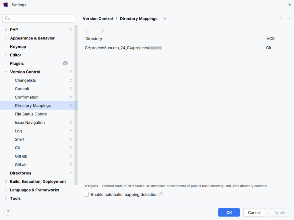 Resulting Directory Mappings